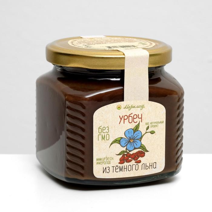 Урбеч из тёмного льна, 400 г
Урбеч из тёмного льна, 400 г