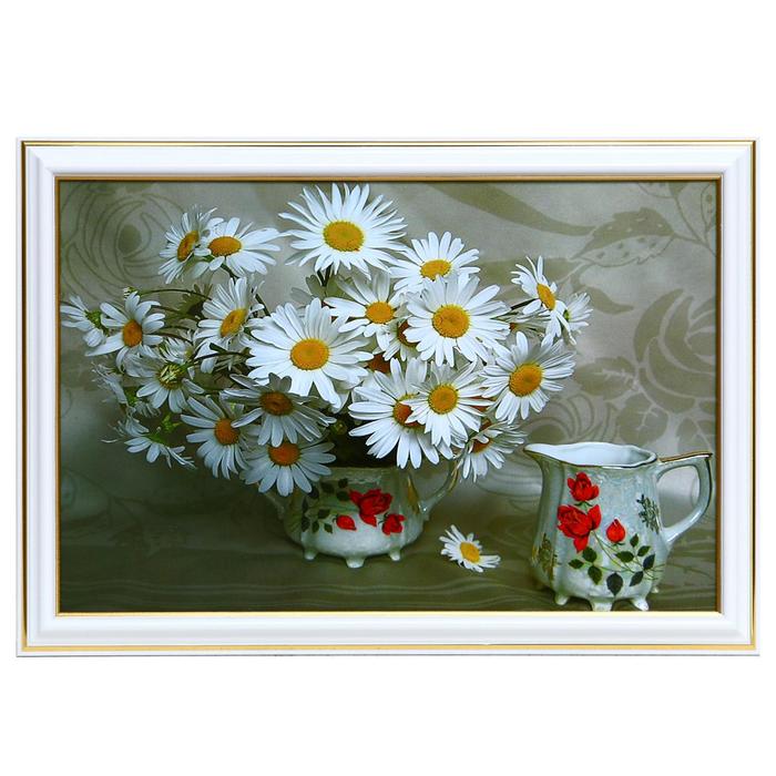 Картина "Ромашки в вазочке" 20х30(23х33) см
Картина "Ромашки в вазочке" 20х30(23х33) см