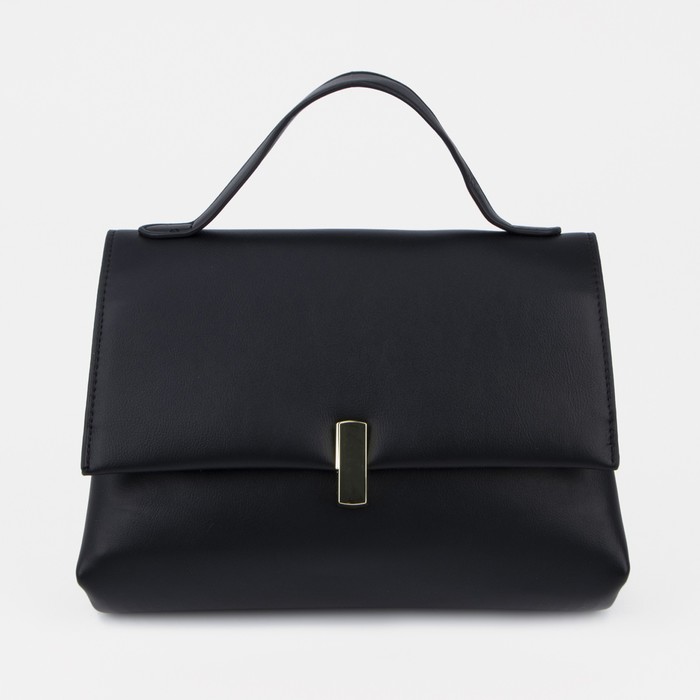 Сумка-мессенджер на клапане, цвет чёрный
Сумка-мессенджер на клапане, цвет чёрный