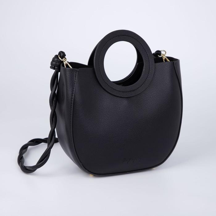 Сумка женская, отдел на молнии, 2 отдела на кнопке, цвет чёрный
Сумка женская, отдел на молнии, 2 отдела на кнопке, цвет чёрный