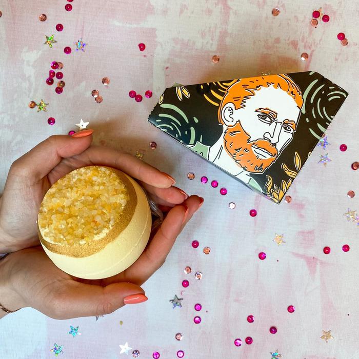 Бомбочка для ванн с кристаллами «Творческая личность» 300г, сочное манго 
Бомбочка для ванн с кристаллами «Творческая личность» 300г, сочное манго