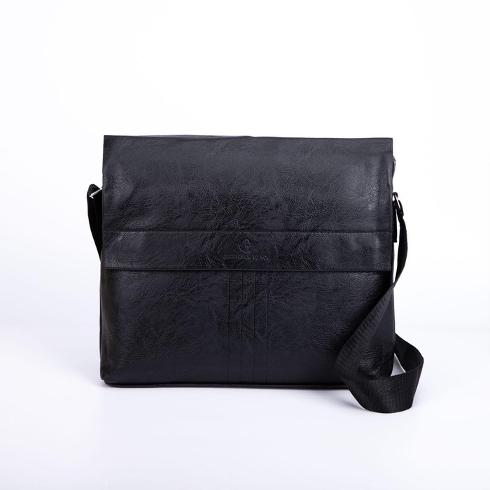 Планшет, отдел на молнии, длинный ремень, наружный карман, цвет чёрный
Планшет, отдел на молнии, длинный ремень, наружный карман, цвет чёрный