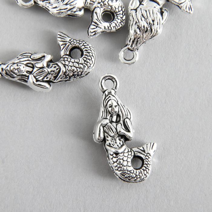 Декор для творчества металл "Русалочка" серебро 2,3х1,3 см
Декор для творчества металл "Русалочка" серебро 2,3х1,3 см