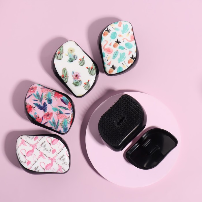 Расчёска массажная, с крышкой, 4 × 9 см, рисунок МИКС
Расчёска массажная, с крышкой, 4 × 9 см, рисунок МИКС