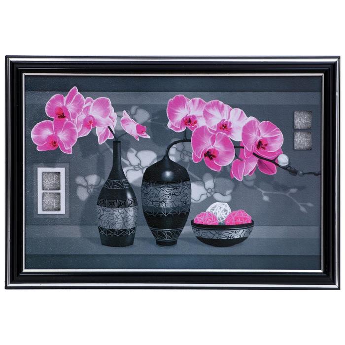 Картина "Розовые орхидеи на сером" 20х30(23х33) см
Картина "Розовые орхидеи на сером" 20х30(23х33) см