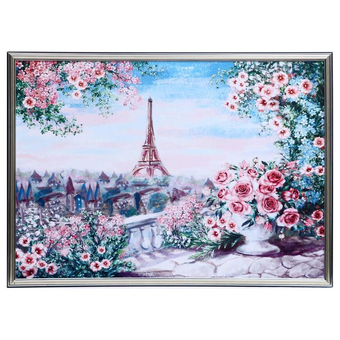 Картина "Цветочный Париж" 50х70(53х73) см
Картина "Цветочный Париж" 50х70(53х73) см