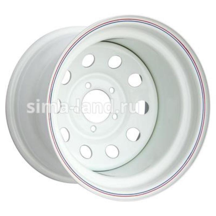 фото Диск штампованный jeep 10x15 5x114.3 et-50 d84 white orw (off road wheels)