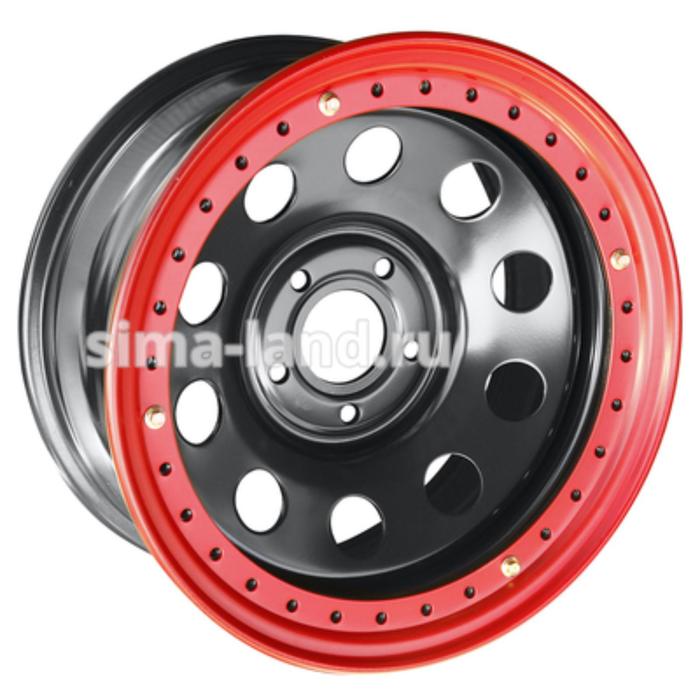 фото Диск штампованный jeep 8x17 5x127 et0 d75 black c бедлоком orw (off road wheels)