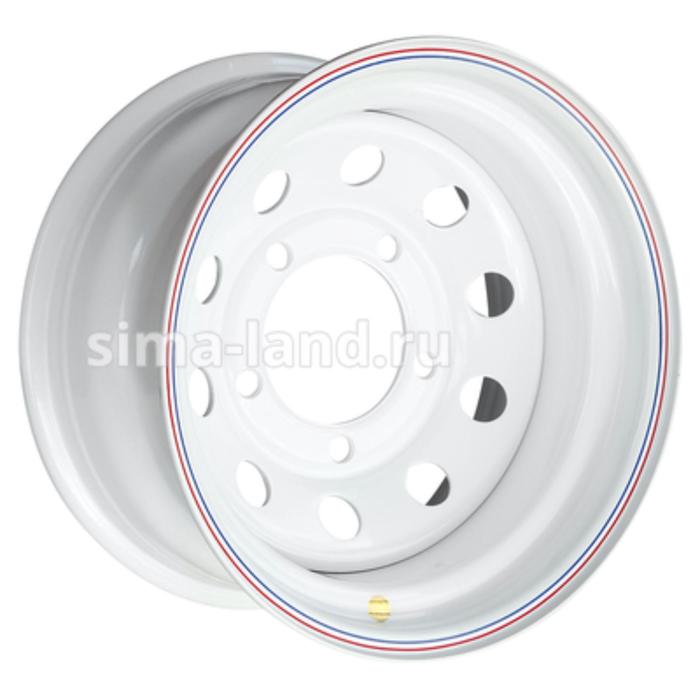 фото Диск штампованный land rover 8x16 5x165.1 et-24 d125 white orw (off road wheels)