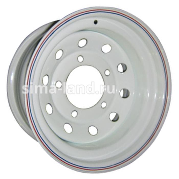 фото Диск штампованный mercedes 8x16 5x130 et0 d84 white orw (off road wheels)