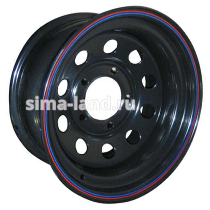 фото Диск штампованный mercedes 8x16 5x130 et0 d84 black orw (off road wheels)
