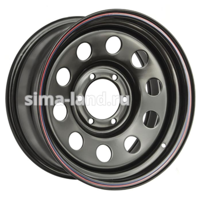 фото Диск штампованный nissan navara d40 2.5td 8x16 6x114.3 et0 d66 black orw (off road wheels)