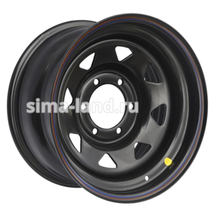 фото Диск штампованный nissan navara d40 2.5td 8x16 6x114.3 et25 d66 black orw (off road wheels)