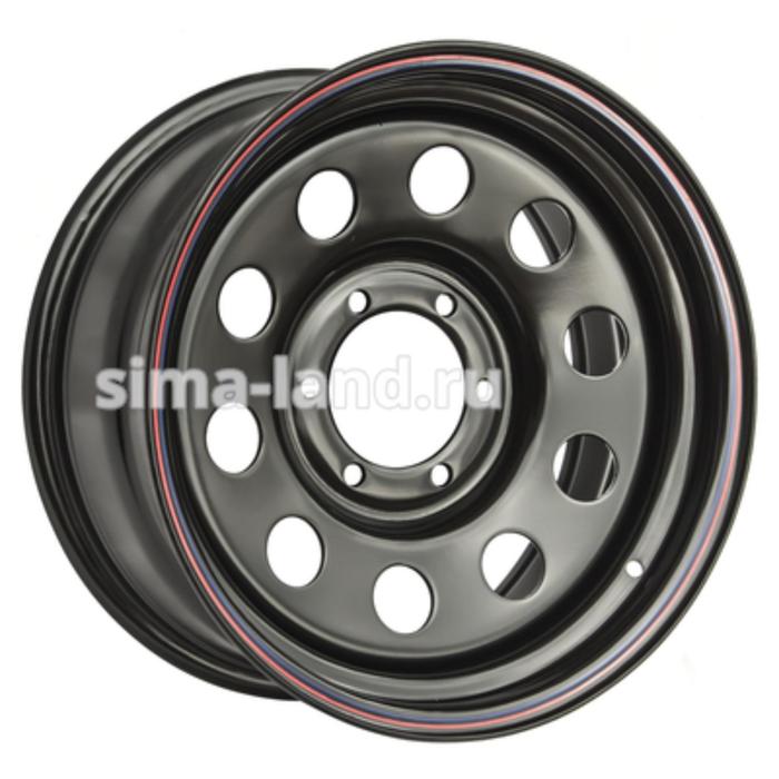 фото Диск штампованный nissan navara d40 3.0td 8x17 6x114.3 et0 d66 black orw (off road wheels)