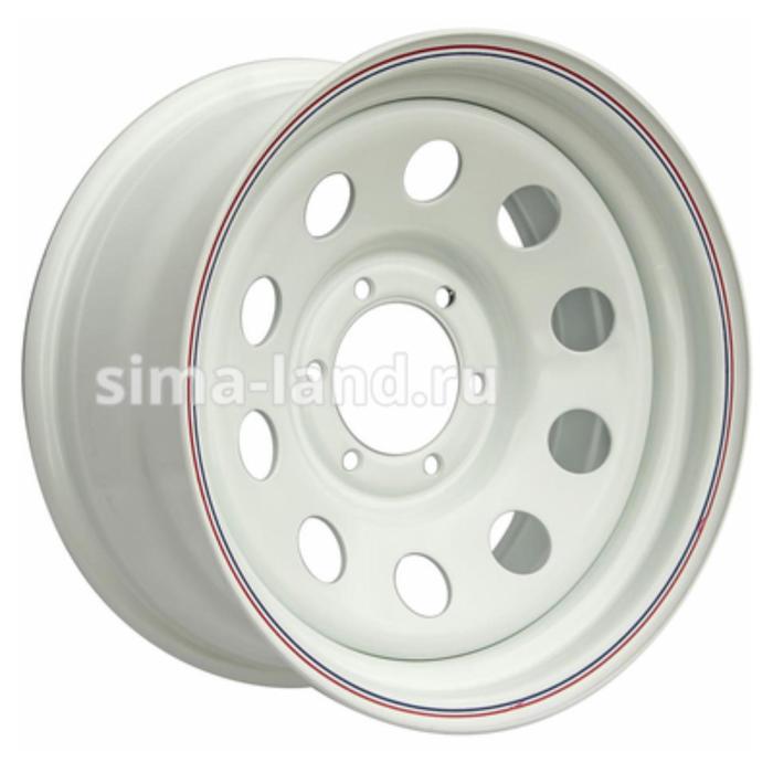 фото Диск штампованный nissan/toyota 8x17 6x139.7 et10 d110 white orw (off road wheels)