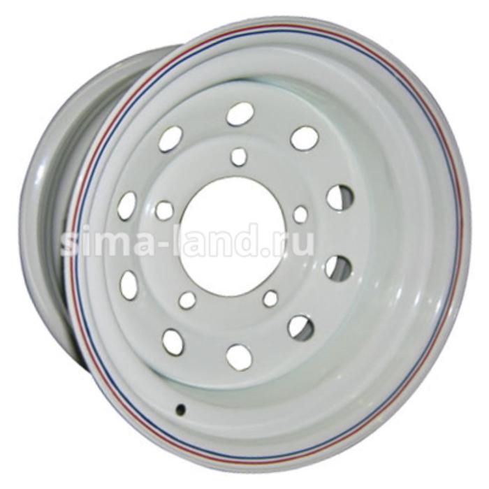 фото Диск штампованный toyota land cruiser100/105 8x16 5x150 et-3 d113 white orw (off road wheels)