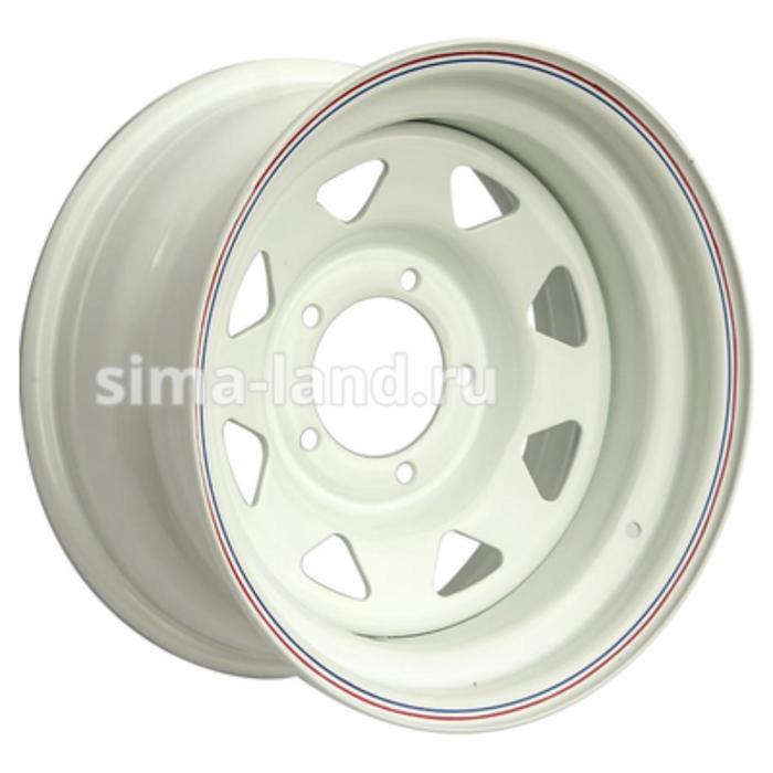 фото Диск штампованный уаз 7x15 5x139.7 et25 d110 white orw (off road wheels)