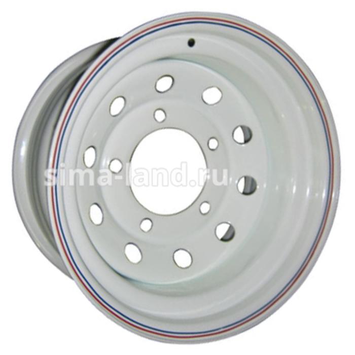 фото Диск штампованный уаз 7x16 5x139.7 et-3 d110 white orw (off road wheels)