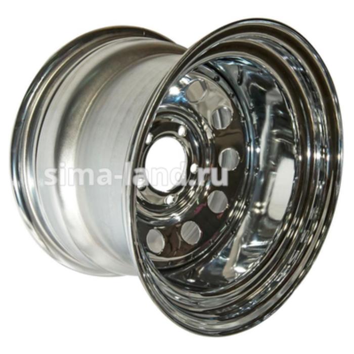 фото Диск штампованный уаз 10x15 5x139.7 et-44 d110 chrome orw (off road wheels)
