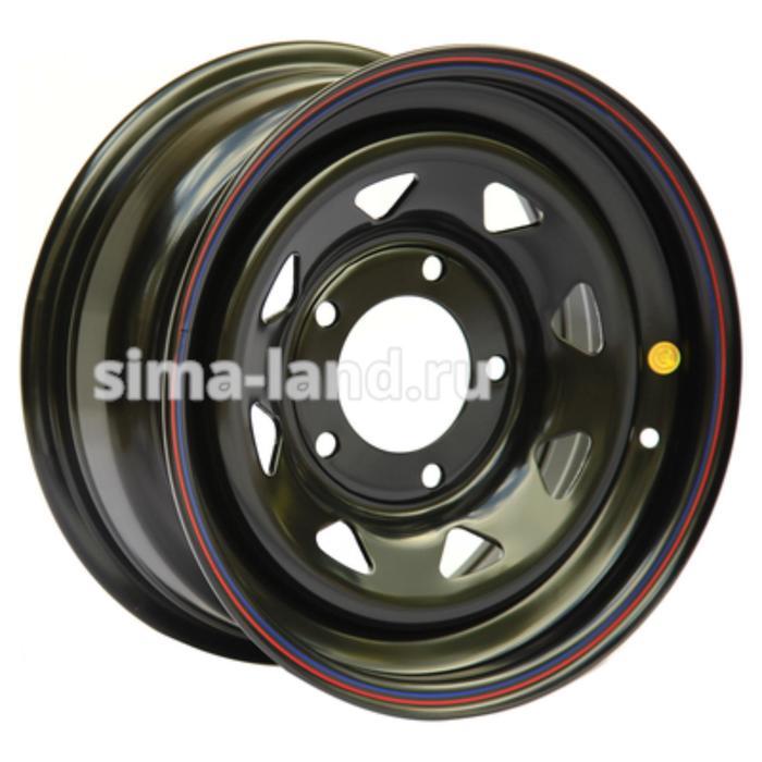 фото Диск штампованный уаз 10x15 5x139.7 et-44 d110 black orw (off road wheels)