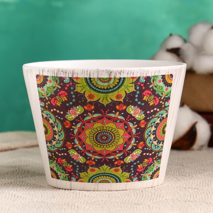 Кашпо "Узоры конус" микс 13*10см
Кашпо "Узоры конус" микс 13*10см