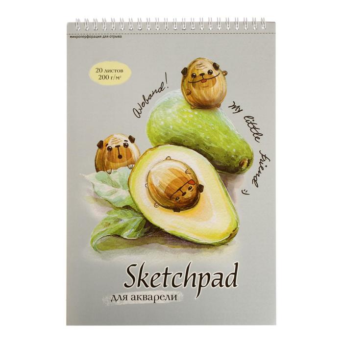 Скетчпад А4, 20 листов на гребне "Авокадо", обложка мелованный картон, блок 200 г/м2
Скетчпад А4, 20 листов на гребне "Авокадо", обложка мелованный картон, блок 200 г/м2