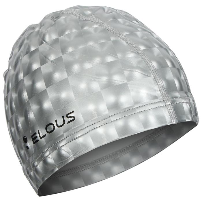 Шапочка для плавания Elous, с 3D эффектом, EL002, полиуретан, цвет серебряный
Шапочка для плавания Elous, с 3D эффектом, EL002, полиуретан, цвет серебряный