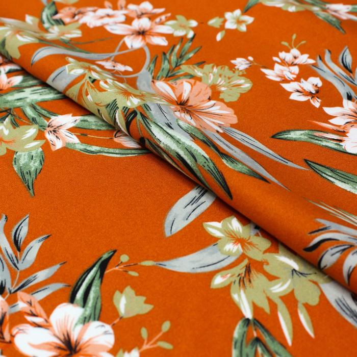 Ткань плательная, штапель набив, ширина 150 см, цвет терракотовый
Ткань плательная, штапель набив, ширина 150 см, цвет терракотовый