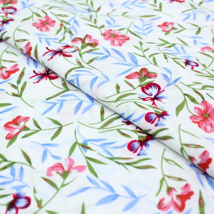 Ткань плательная, штапель набив, ширина 150 см, цвет белый
Ткань плательная, штапель набив, ширина 150 см, цвет белый