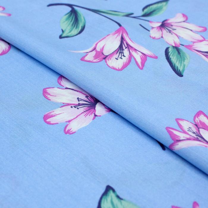 Ткань плательная, штапель набив, ширина 150 см, цвет голубой
Ткань плательная, штапель набив, ширина 150 см, цвет голубой