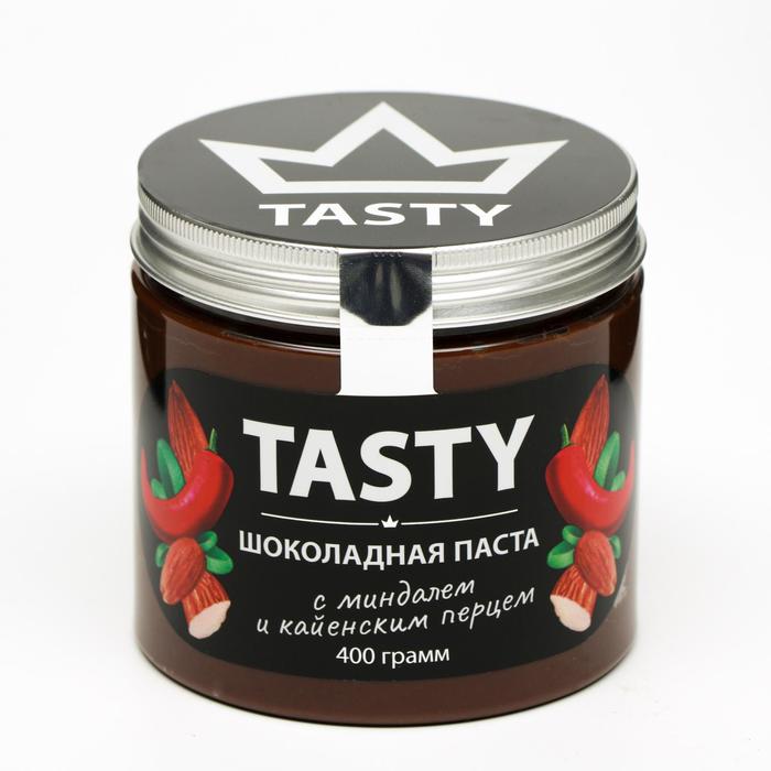 Шоколадная паста "Tasty" с миндалем и кайенским перцем 400 мл
Шоколадная паста "Tasty" с миндалем и кайенским перцем 400 мл
