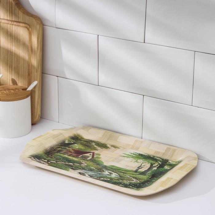 Поднос для завтрака «Деревенька», 30×20 см
Поднос для завтрака «Деревенька», 30×20 см