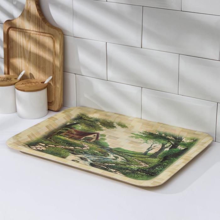 Поднос для завтрака «Деревенька», 43×29 см
Поднос для завтрака «Деревенька», 43×29 см