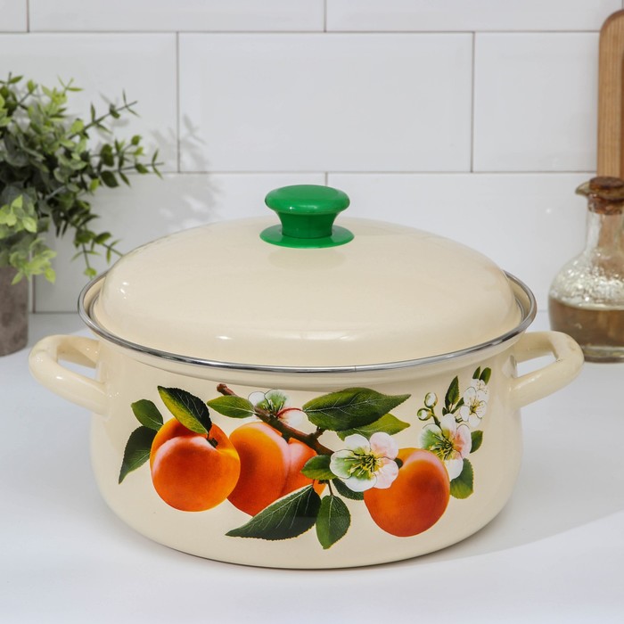 Кастрюля 4 л сфер деколь МИКС (слоновая) 
Кастрюля 4 л сфер деколь МИКС (слоновая)