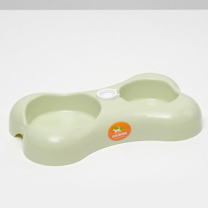 Миска двойная "Косточка" под бутылку , 30,8 х 18,5 х 5 см, зелёная
Миска двойная "Косточка" под бутылку , 30,8 х 18,5 х 5 см, зелёная