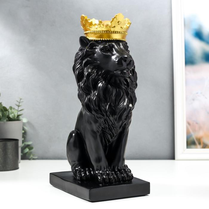 Сувенир полистоун "Чёрный лев в золотой короне" 35,5х19х13,5 см
Сувенир полистоун "Чёрный лев в золотой короне" 35,5х19х13,5 см