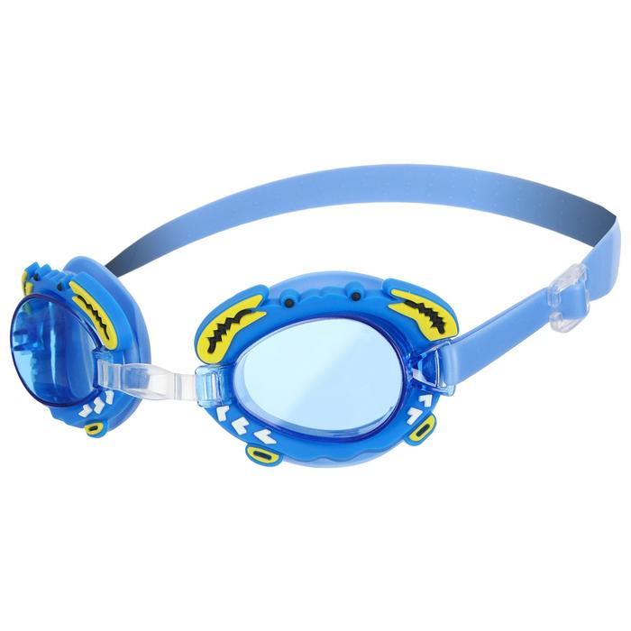 фото Очки для плавания free shark 1100, цвета микс