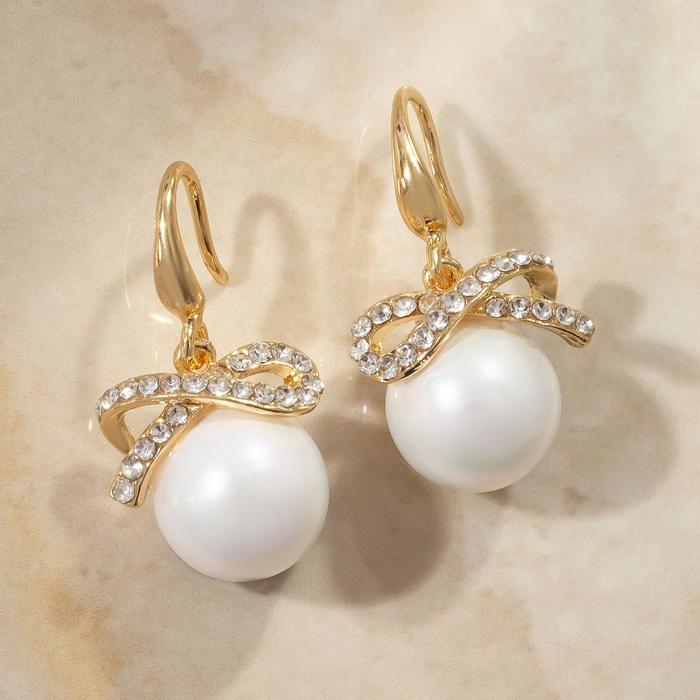 Серьги с жемчугом "Грейс" узелок, цвет белый в золоте
Серьги с жемчугом "Грейс" узелок, цвет белый в золоте