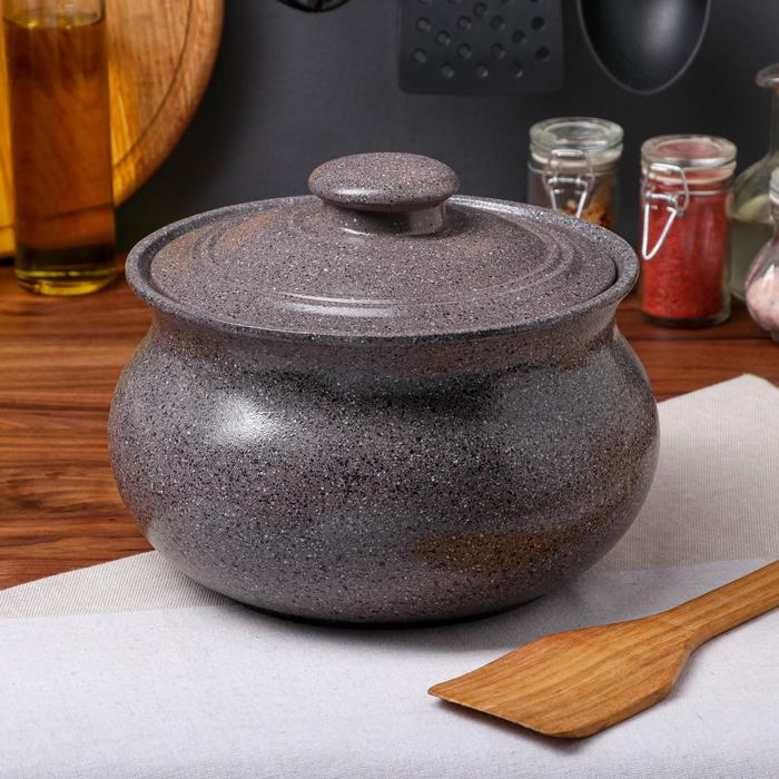 Супник "Гранит", серый, красная глина, 3 л
Супник "Гранит", серый, красная глина, 3 л