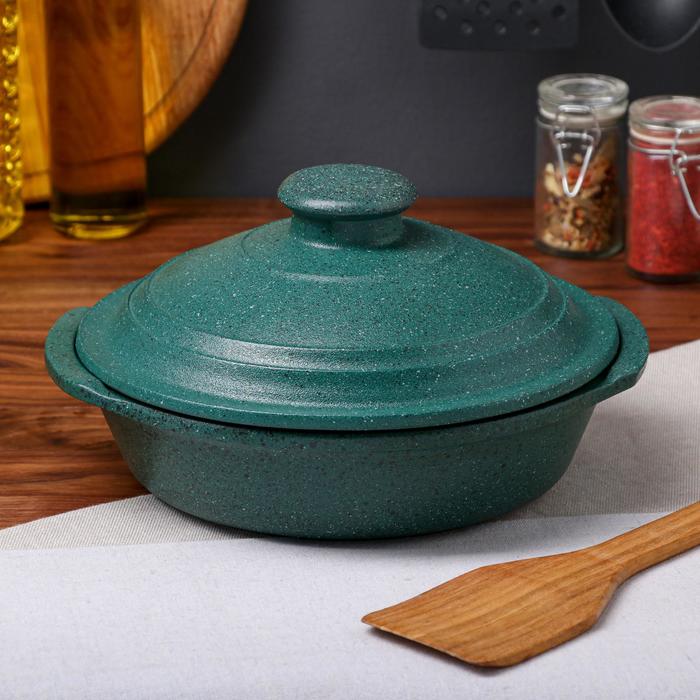 Сковорода с ручками "Гранит", зелёная, 23 см, 1.5 л
Сковорода с ручками "Гранит", зелёная, 23 см, 1.5 л