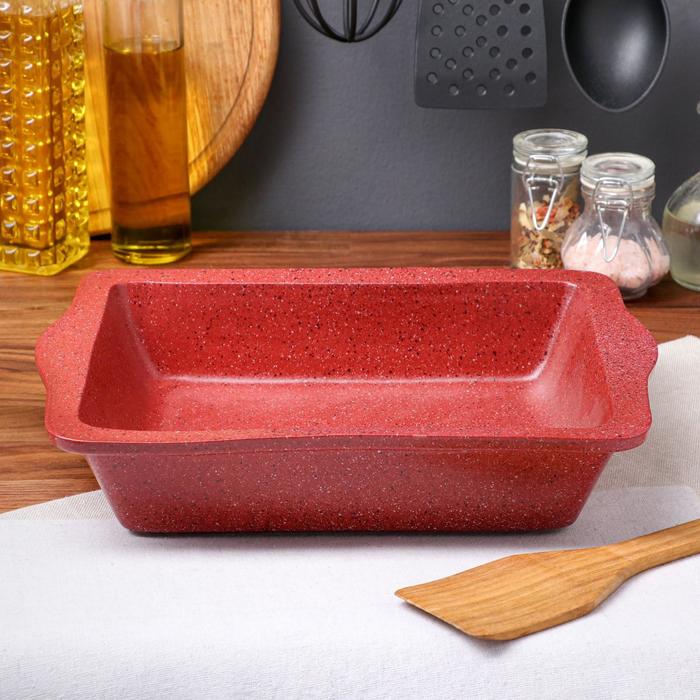 Форма для запекания "Гранит", красная глина, 2.3 л
Форма для запекания "Гранит", красная глина, 2.3 л