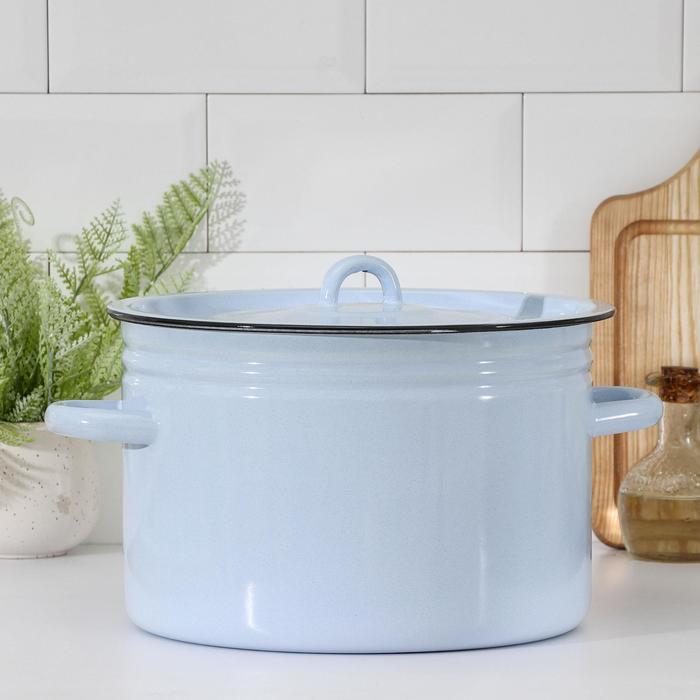 Кастрюля эмаль «Серо-голубая», 9,5 л, цвет голубой
Кастрюля эмаль «Серо-голубая», 9,5 л, цвет голубой