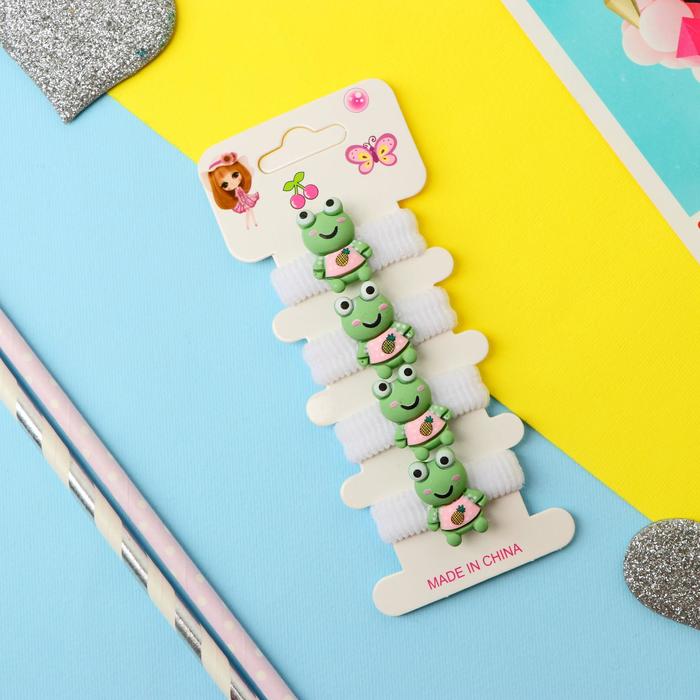 Резинка для волос "Чудилка" (набор 4 шт) лягушата
Резинка для волос "Чудилка" (набор 4 шт) лягушата