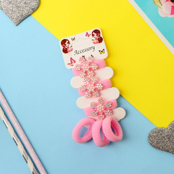 Резинка для волос "Лола" (набор 6 шт) лучики, розовый
Резинка для волос "Лола" (набор 6 шт) лучики, розовый