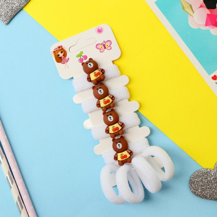 Резинка для волос "Лапочка" (набор 8 шт) медвежата
Резинка для волос "Лапочка" (набор 8 шт) медвежата