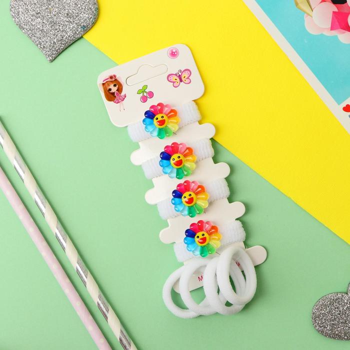 Резинка для волос "Лапочка" (набор 8 шт) веселые ромашки
Резинка для волос "Лапочка" (набор 8 шт) веселые ромашки