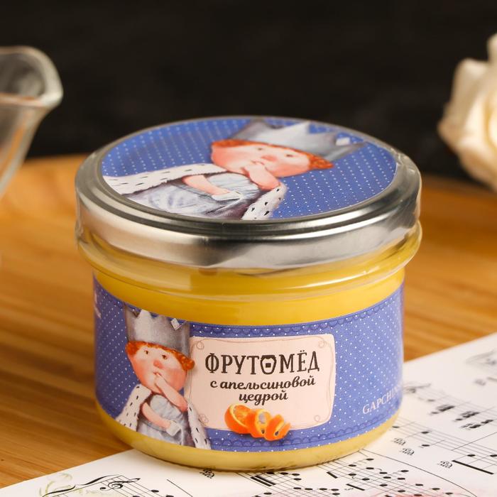 Десерт медовый «Фрутомёд», с апельсиновой цедрой, 250 г
Десерт медовый «Фрутомёд», с апельсиновой цедрой, 250 г