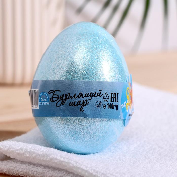 Бомбочка для ванн «Морская пена», 140 г
Бомбочка для ванн «Морская пена», 140 г