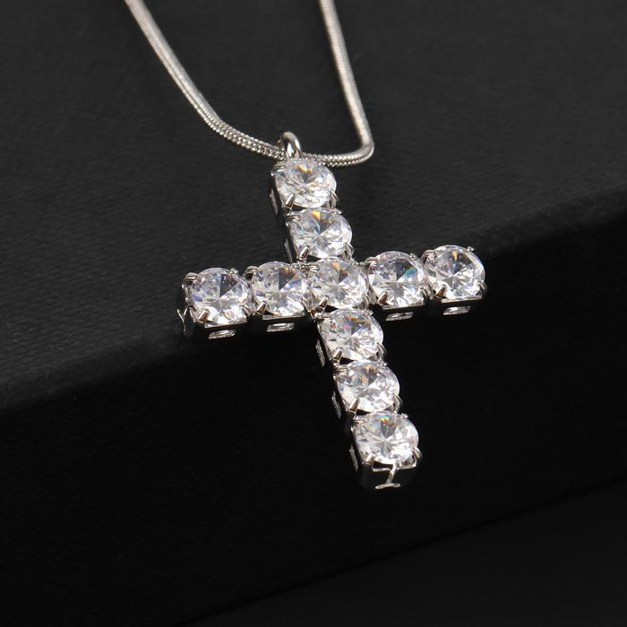 Кулон "Крестик" крупные кристаллы, цвет белый в серебре , длина 40см
Кулон "Крестик" крупные кристаллы, цвет белый в серебре , длина 40см