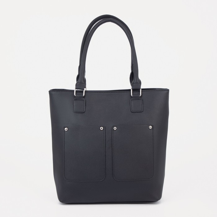 Сумка женская, отдел на молнии, 3 наружных кармана, цвет чёрный
Сумка женская, отдел на молнии, 3 наружных кармана, цвет чёрный